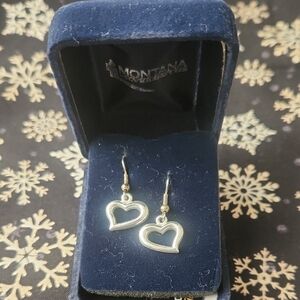 Montana Silversmiths Silver Heart Earrings